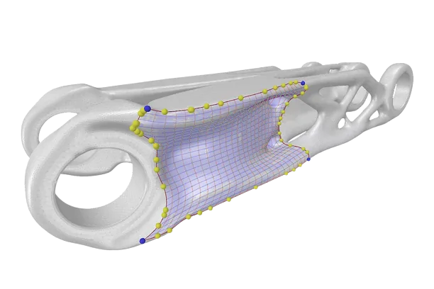 Example of simulation using Ansys SpaceClaim